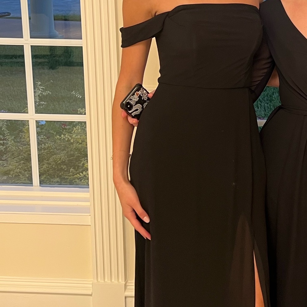 DB studio black off the shoulder dress